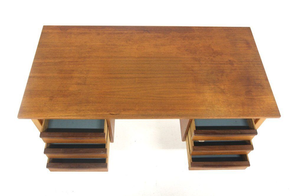 Bureau scandinave en teck, Suède, années 1960 photo for sale