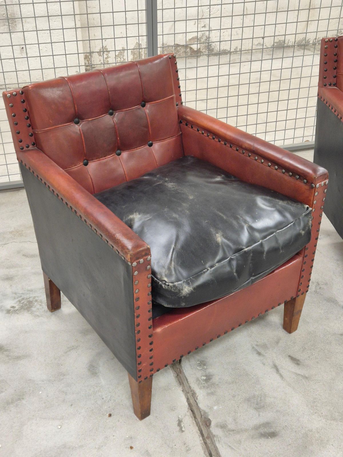 Club Chairs, In Leather, Style/Attr. To Otto Schultz, Sweden 1930/40s photo vinterior