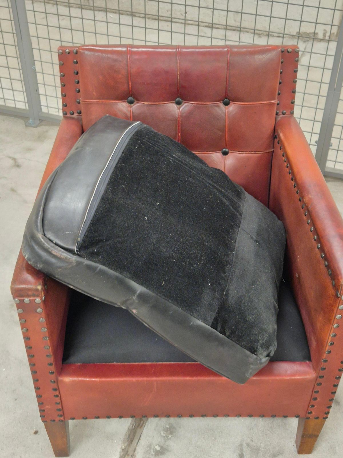 photo for sale Club Chairs, In Leather, Style/Attr. To Otto Schultz, Sweden 1930/40s