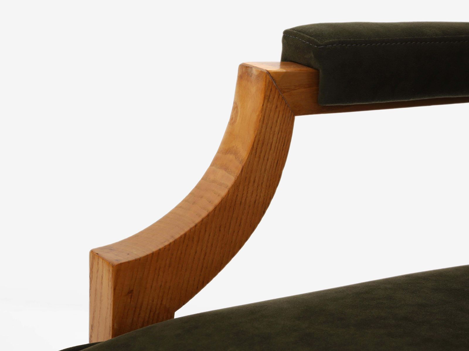 photo furniture André Arbus Set Of Four Ash Wood Neoclassical Armchairs 1940s