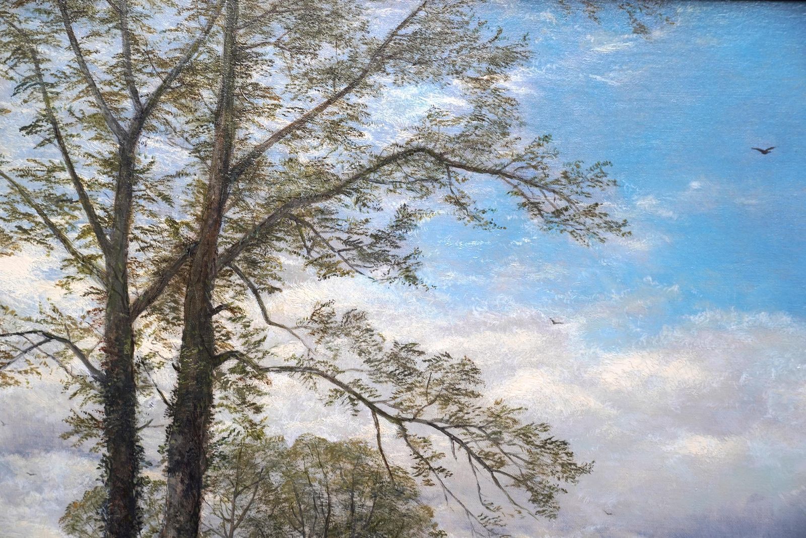 photo for sale The Ford   British Old Master Exhib. Landscape Art Oil Painting Figures Animals