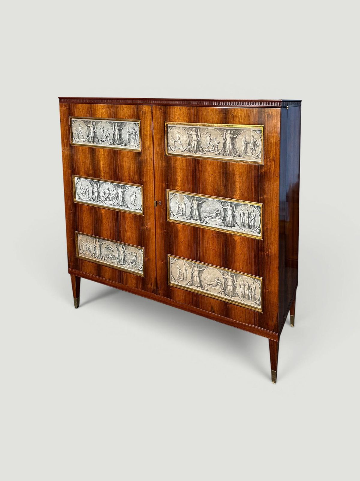 photo for sale Italian Mid Century Sideboard Or Cabinet Bar Designed By Paolo Buffa, 1950s