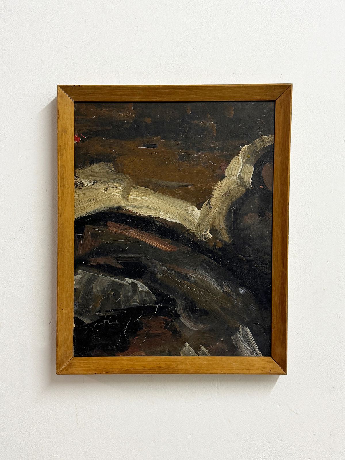 Swedish Mid Century Abstract Landscape Oil Painting