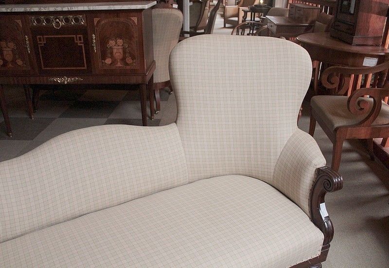 Restoration Sofa Mahogany 19th photo furniture