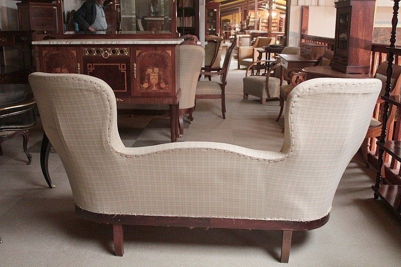 Restoration Sofa Mahogany 19th photo vinterior