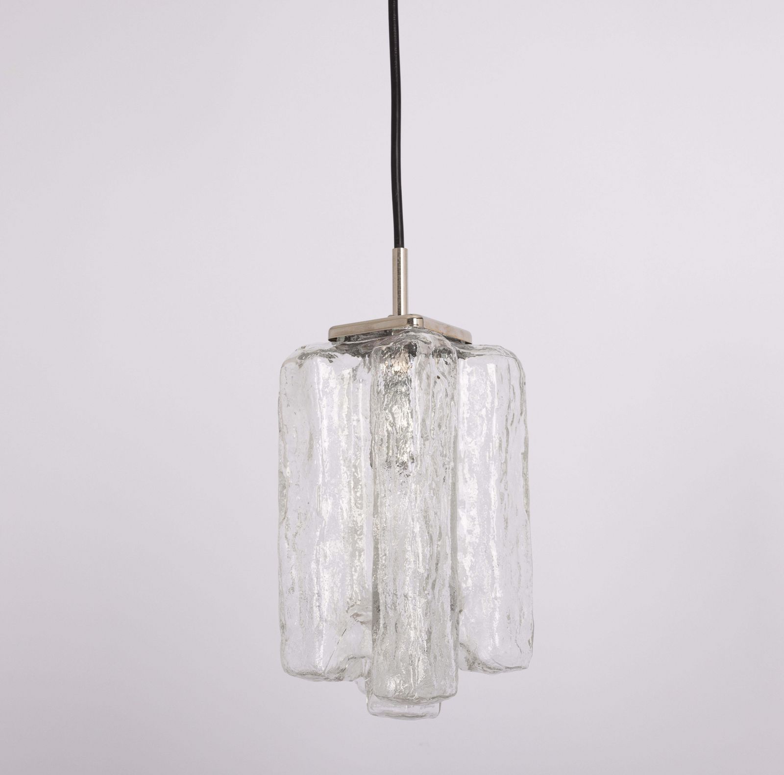 1 van 9 kleine Murano glazen hanglampen – Granada, van Kalmar, Oostenrijk, jaren 1970 photo vintage