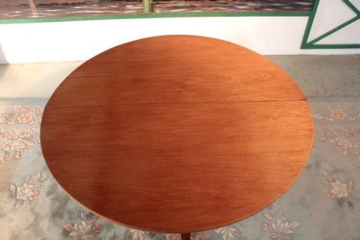 Directoire Half Moon Table Mahogany 19th photo vintage