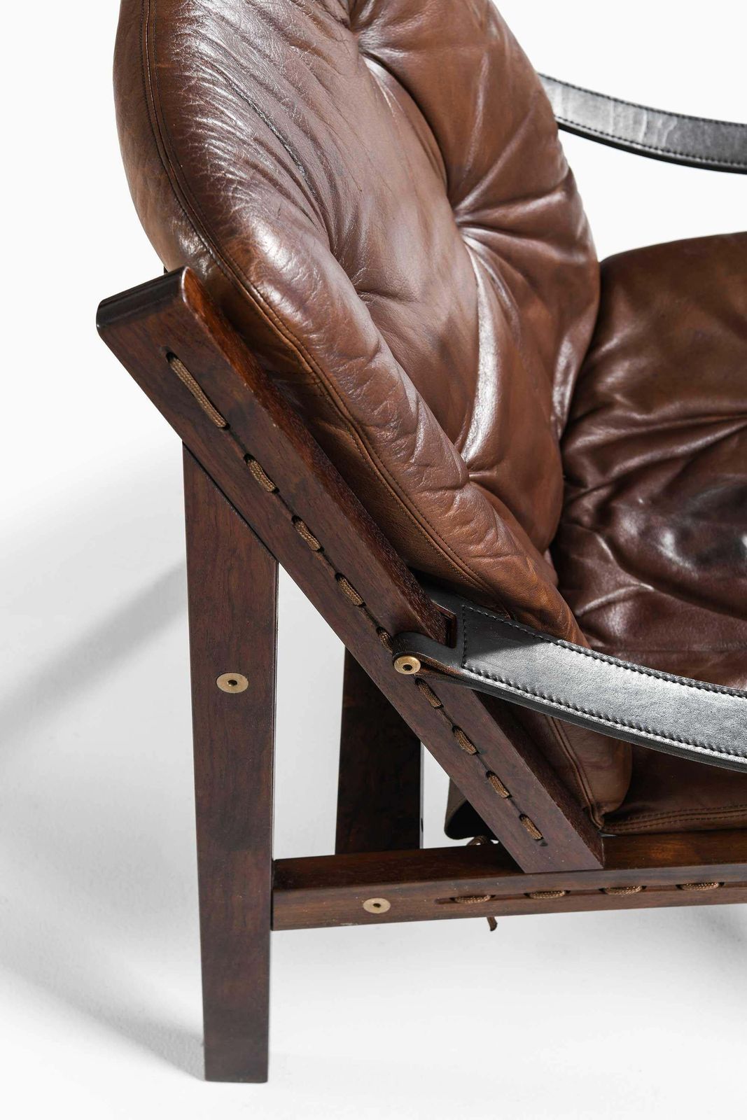 photo for sale Pair Of Torbjørn Afdal Leather Easy Chairs By Bruksbo, 1962