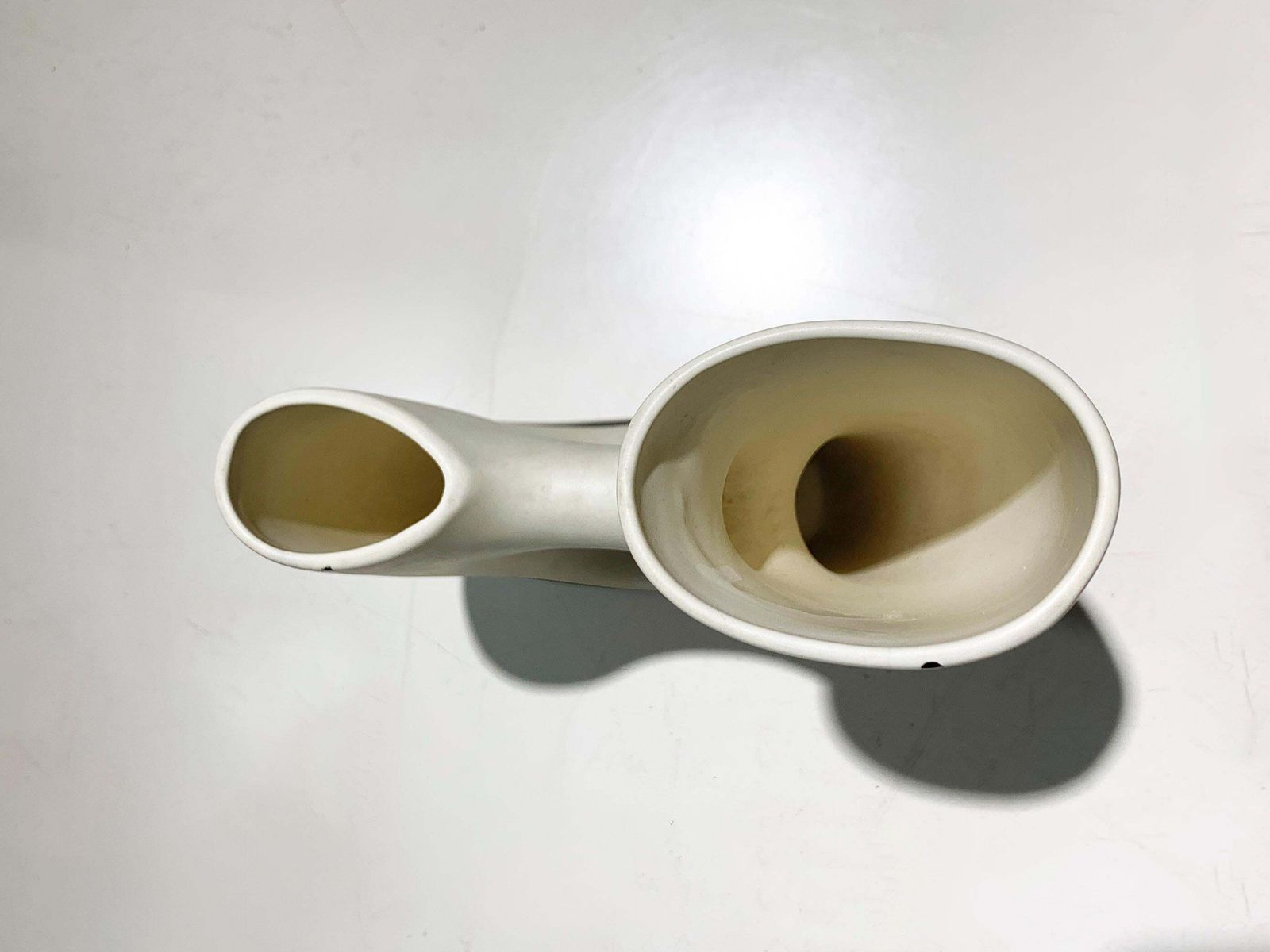photo for sale Atelier Revernay Mid Century Double Neck Ceramic Vase, Circa 1950