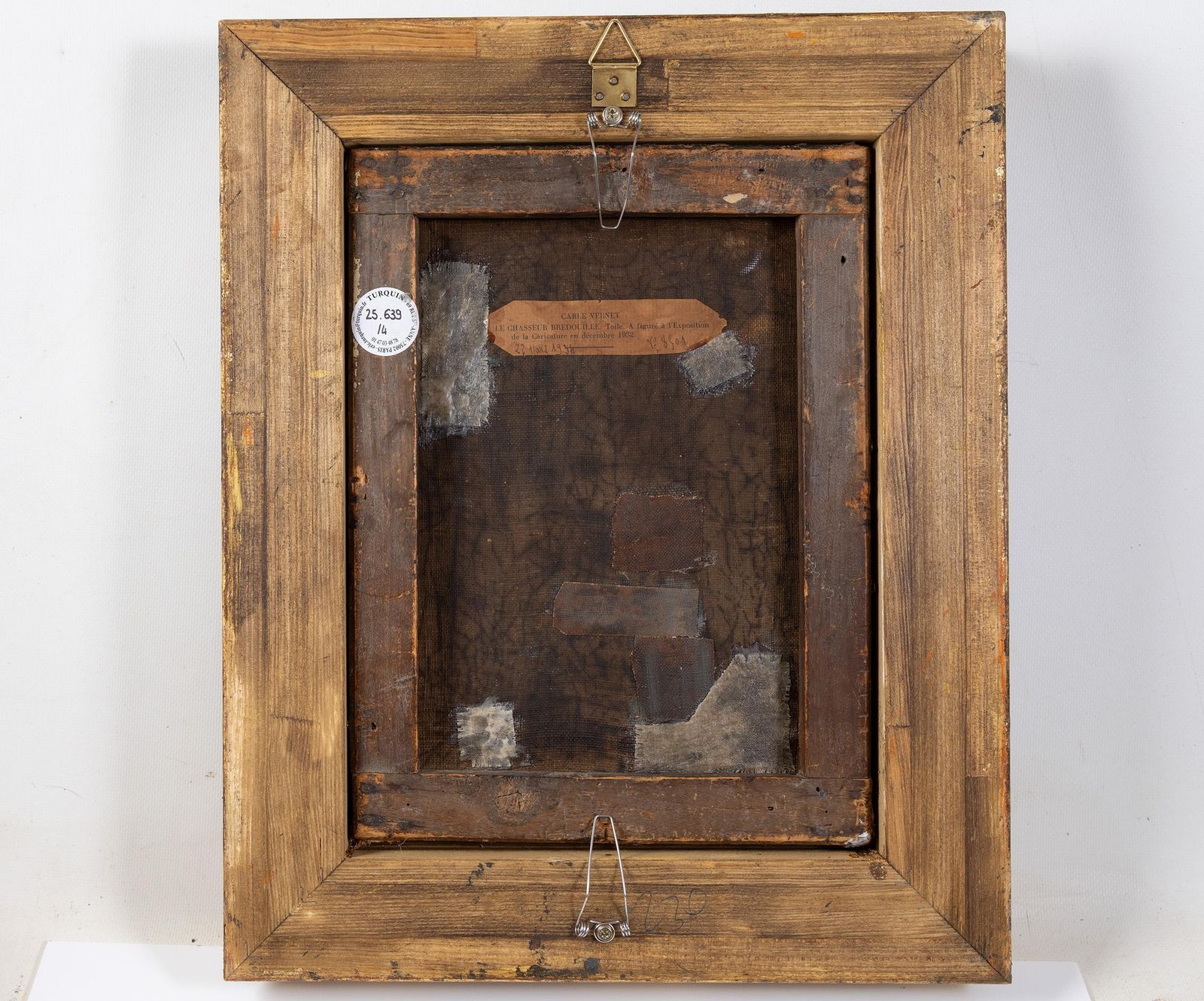 photo for sale Attribué à Carle Vernet (1758-1836), peinture française à l'huile sur toile, Le chasseur bredouille