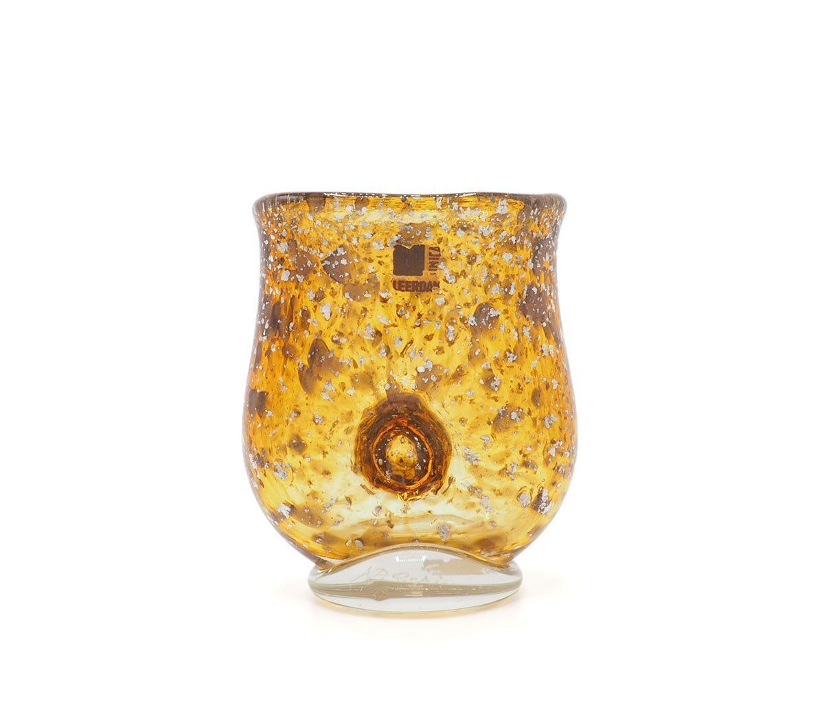 Unica M 167 Vase In Glass By A.D. Copier For Royal Leerdam Crystal, 1930s