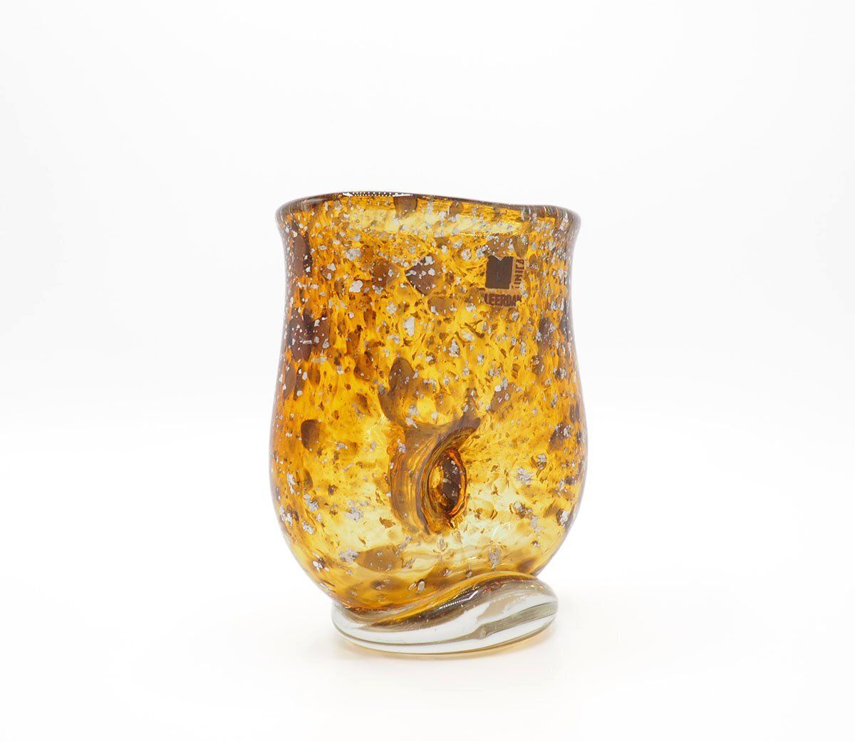Unica M 167 Vase In Glass By A.D. Copier For Royal Leerdam Crystal, 1930s photo for sale
