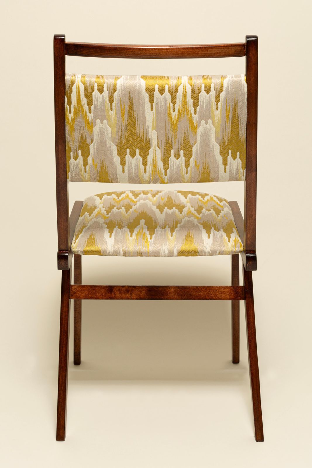 Mid Century Jar Chair, Yellow Fandago Jacquard By Dedar, Poland, Europe, 1960s. photo buy