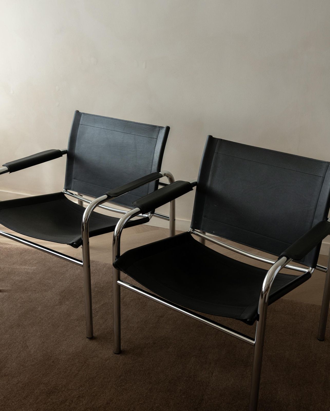 Vintage Bauhaus Klinte Lounge Chairs By Tord Björklund For Ikea, 1980s, Set Of 2 photo buy