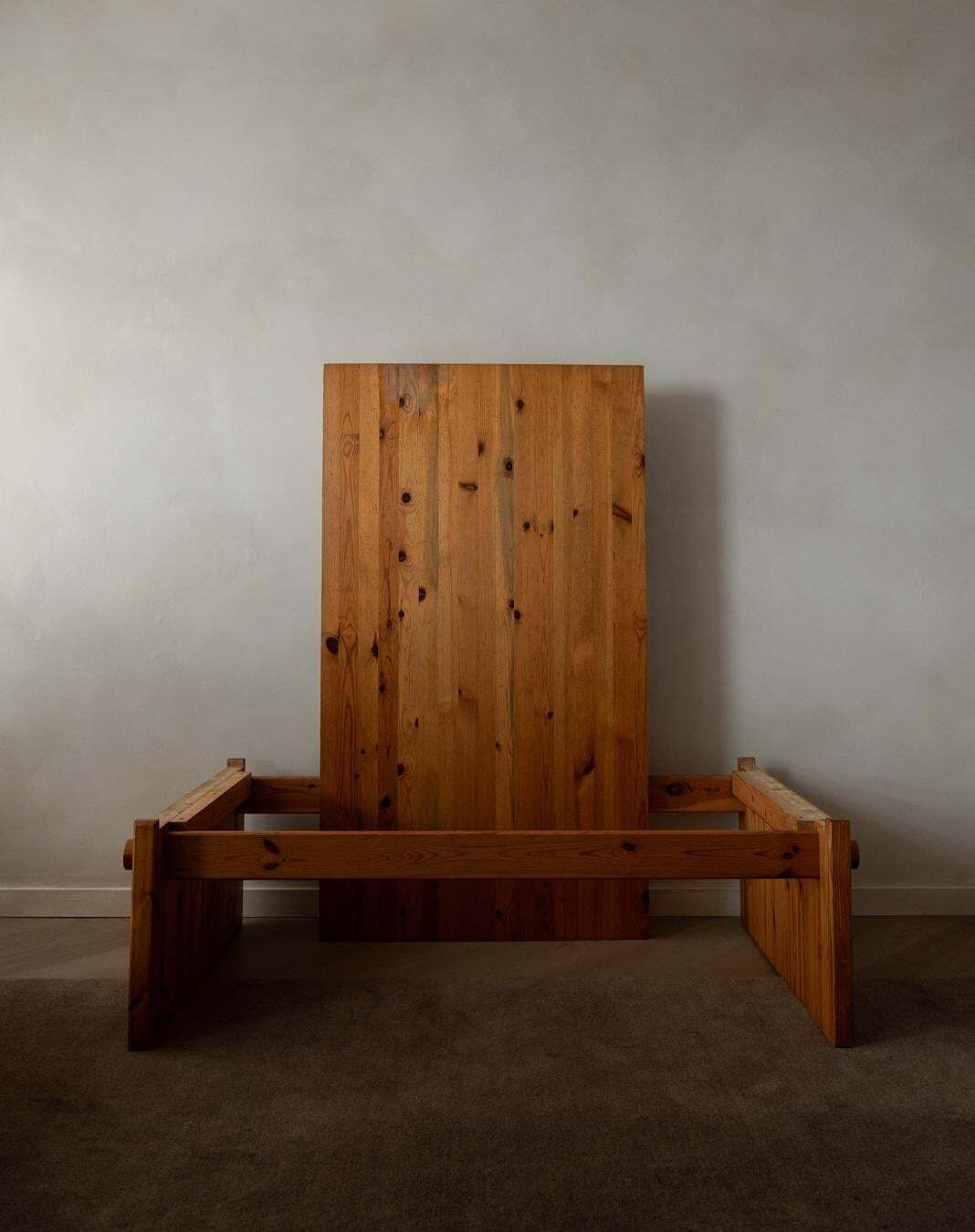 Dymling Pine Coffee Table By Yngve Ekström For Swedese Swedish Brutalist 1970s photo buy
