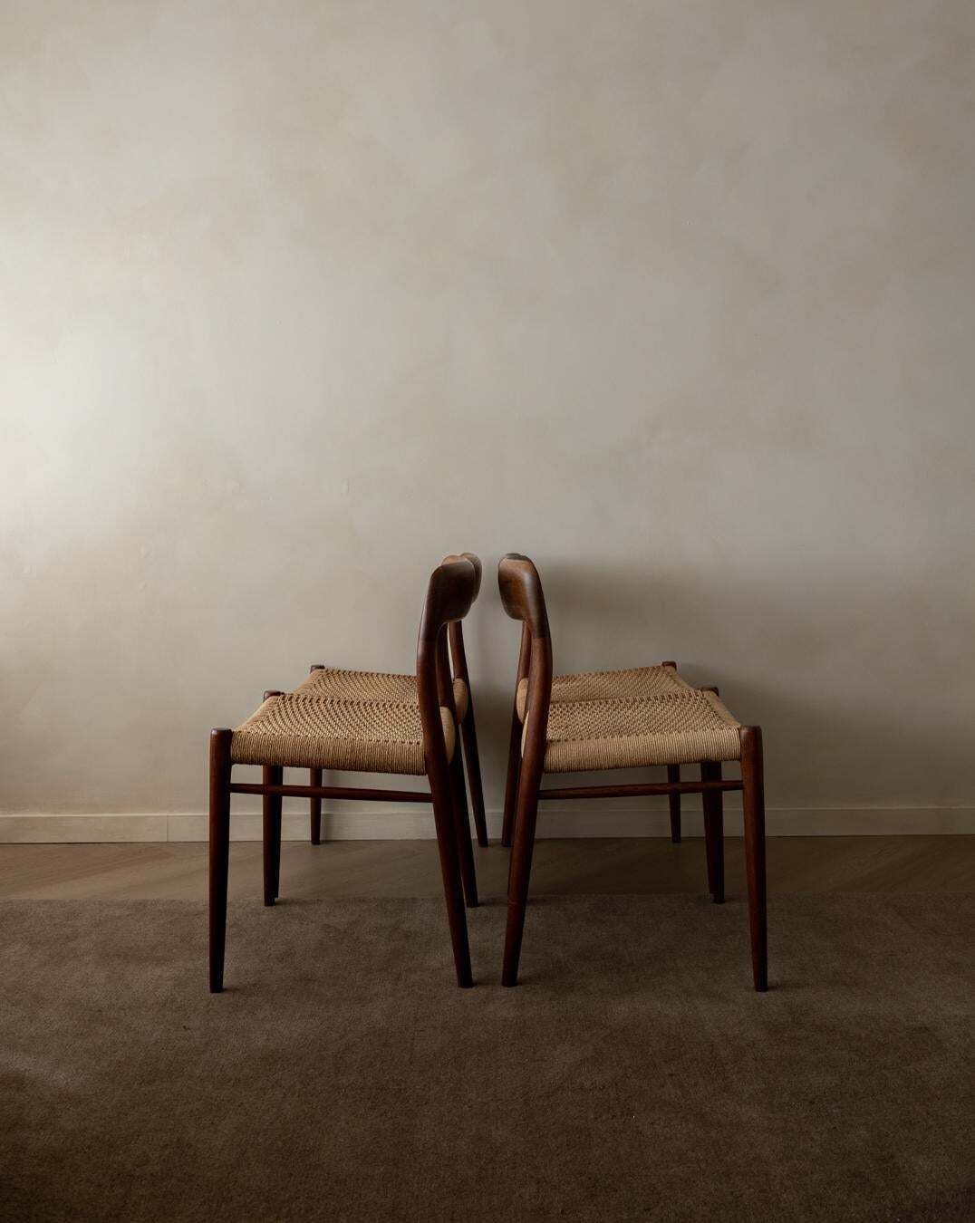 Danish Dining Chairs Model 75 By Niels O. Møller For J.L. Møllers 1960s Set Of 4 photo Furniture