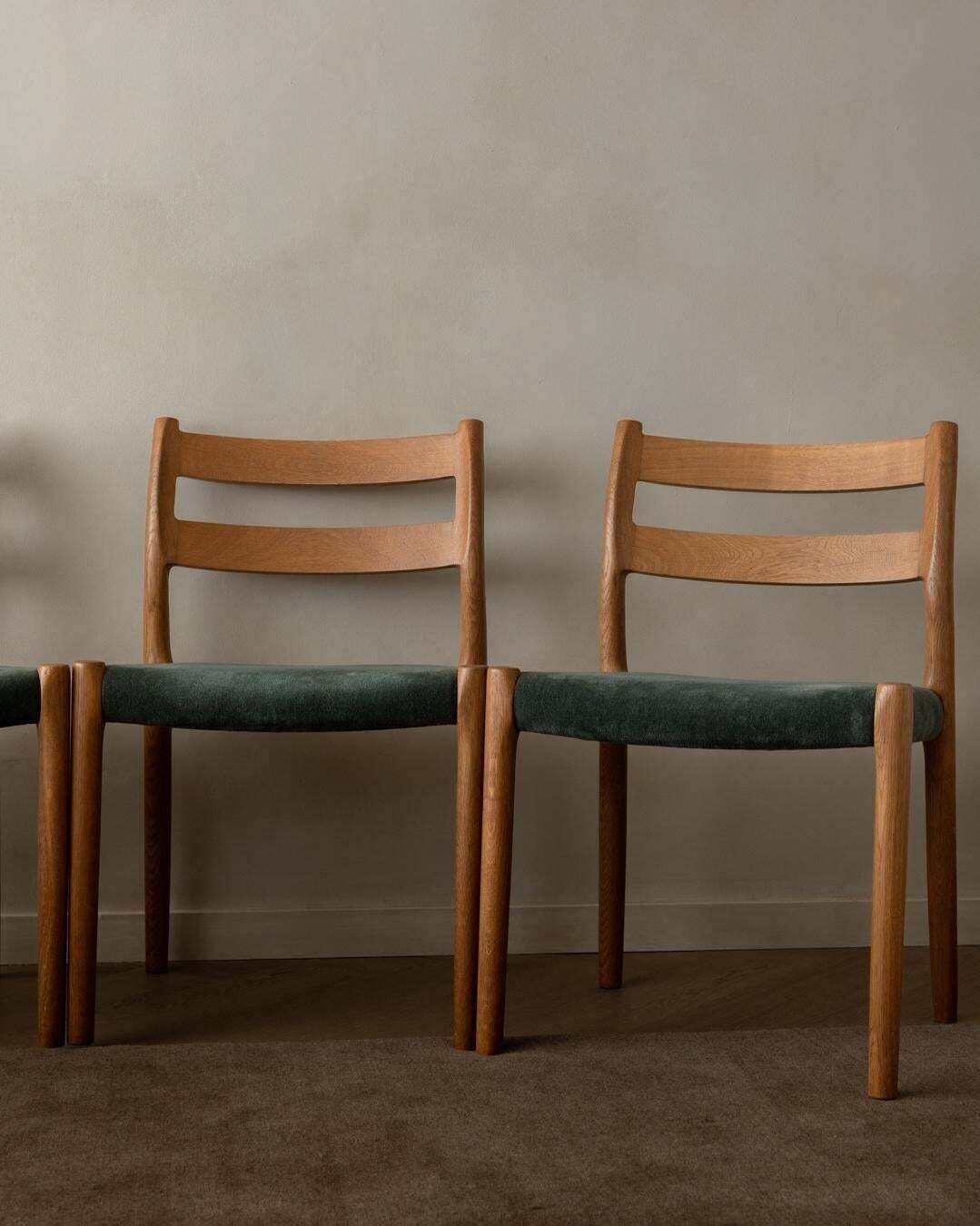 Danish Dining Chairs Model 84 By Niels O. Møller For J.L. Møllers 1960s Set Of 4 photo for sale