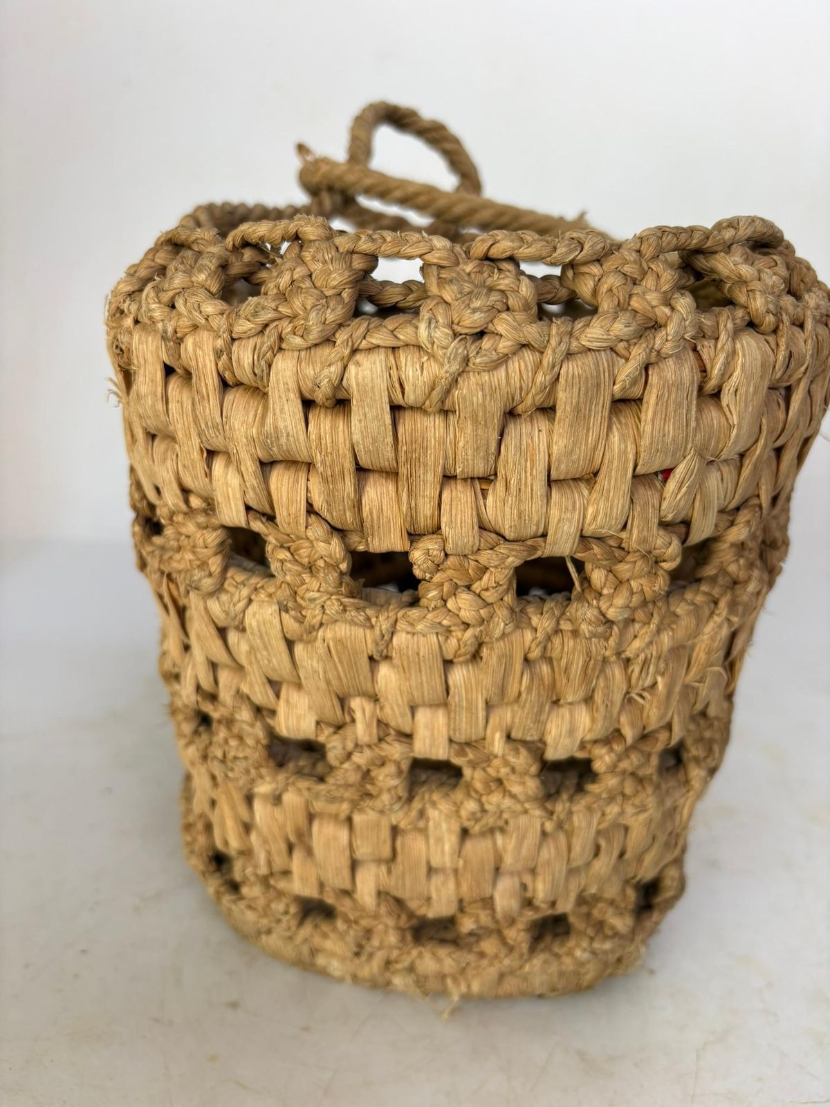 Rope Basket, Saint Tropez, France, 1970 photo vintage
