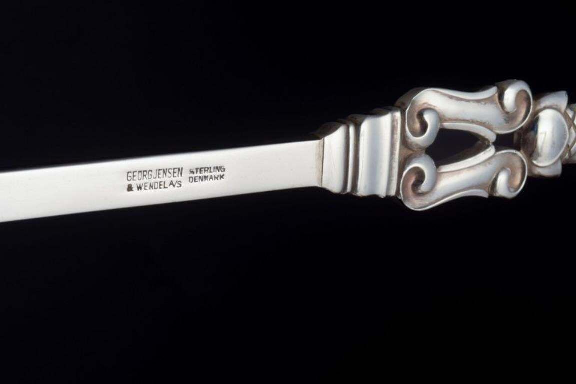 Georg Jensen 4 Lobster Forks, “Acorn / Konge”. Sterling Silver, 1944 1951. photo Home Decor