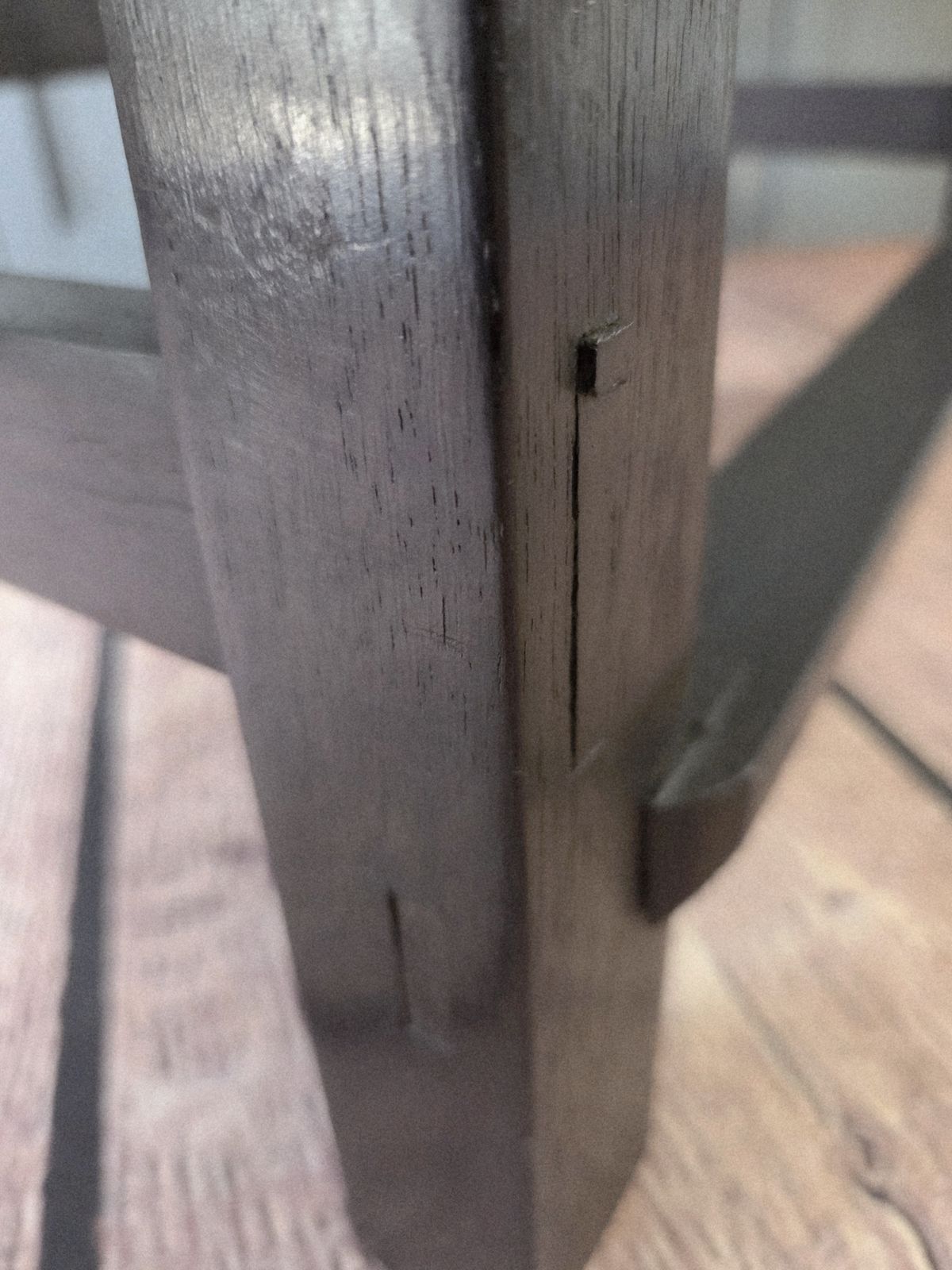 Pair Of Late 19th Century Chinese Qing Dynasty Yoke Ebony(wumu) Chairs photo vintage