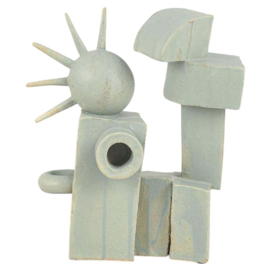 Christina Muff, Deens keramisch kunstenaar. Groot steengoed sculptuur, kubistische stijl