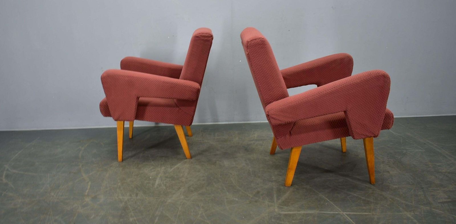 Paar Vintage Fauteuils, Tsjecho-Slowakije, jaren 1960 photo buy