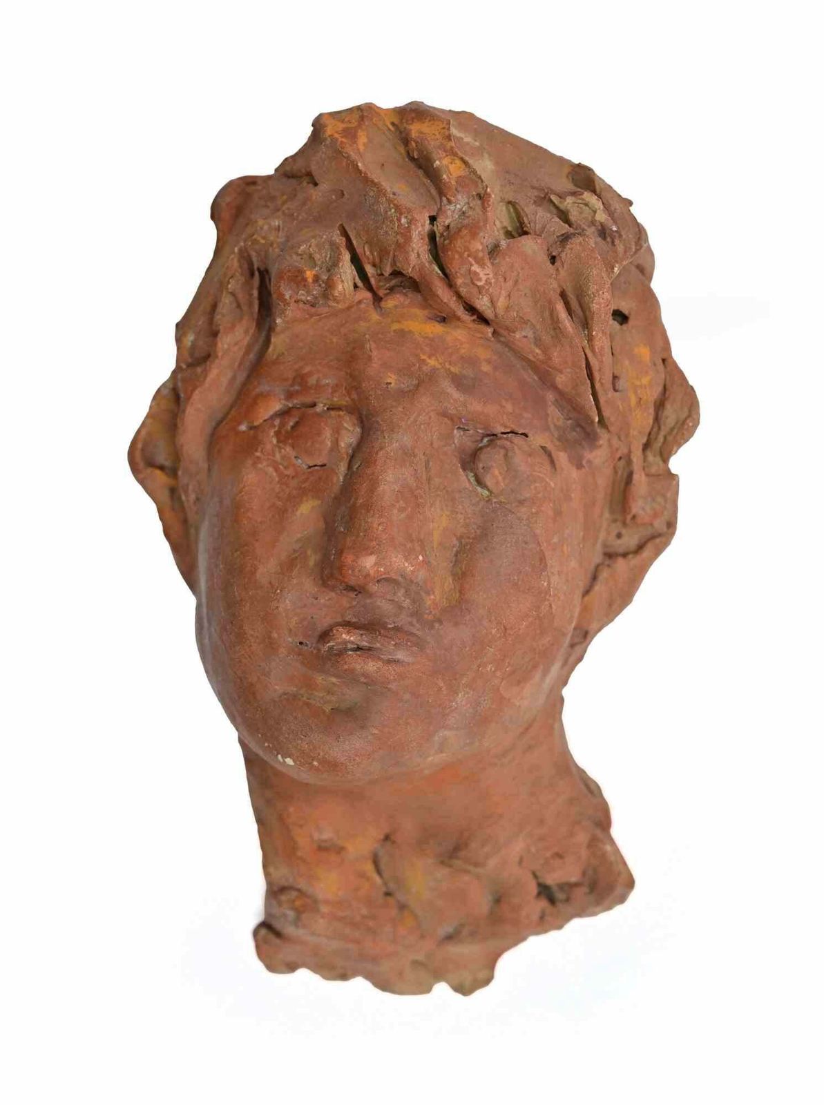 Portrait   Sculpture By Sirio Pellegrini   1960s