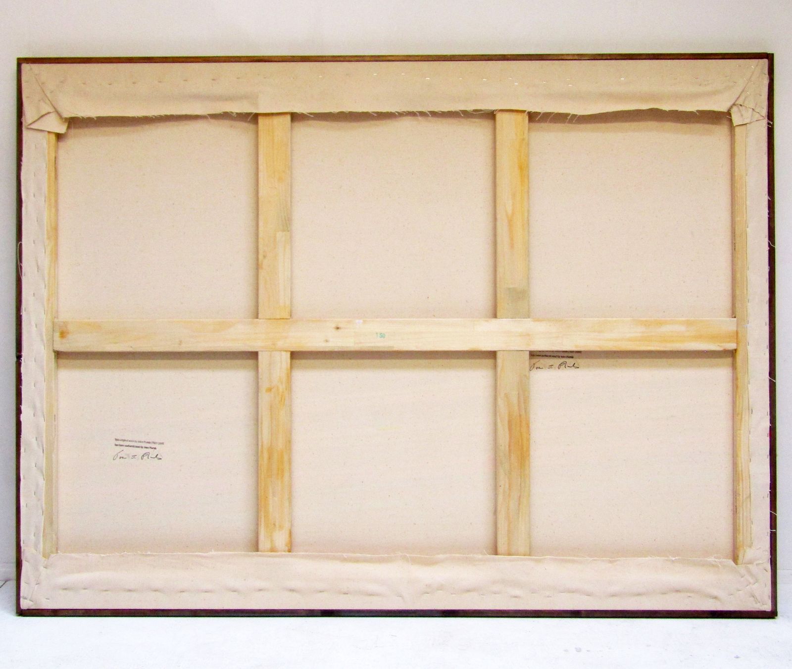 photo buy Large 1970s Color Field Acrylic Diptych On Canvas By John Plumb (1927–2008)