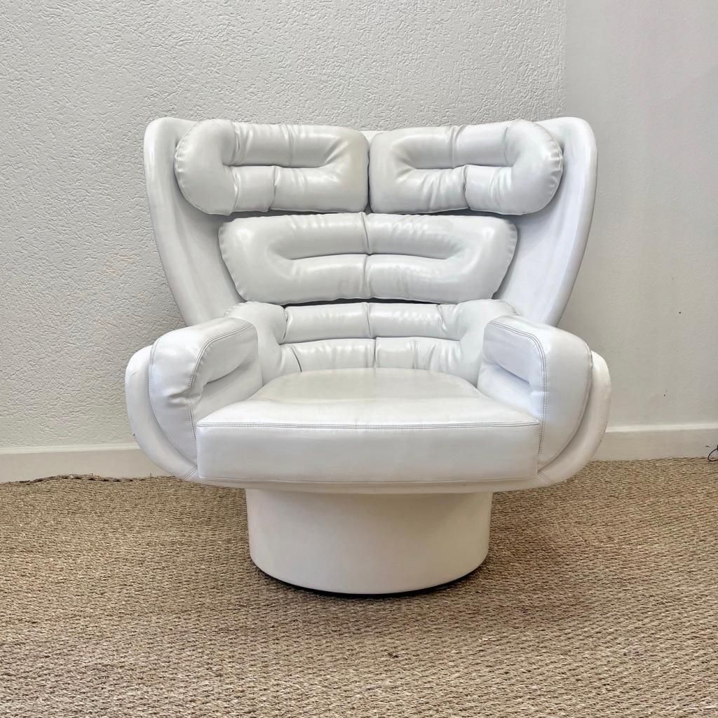 Vintage Swiveling Elda Chair By Joe Colombo For Comfort, Italy Ca. 1960s photo furniture