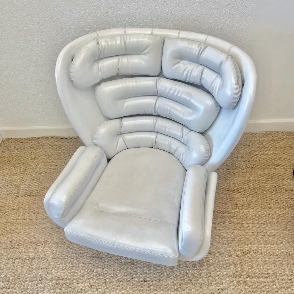 Vintage Swiveling Elda Chair By Joe Colombo For Comfort, Italy Ca. 1960s photo for sale