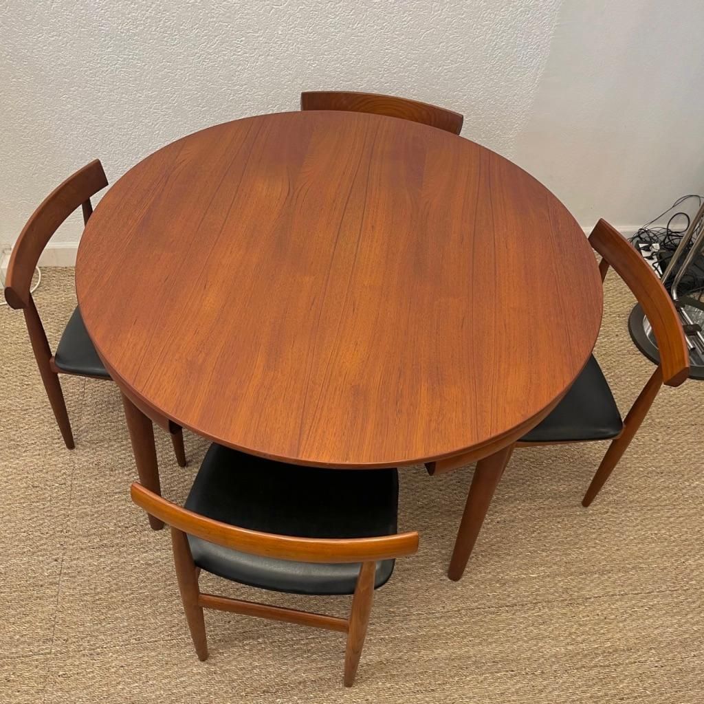 Vintage "Roundette" Teak Dining Set By Hans Olsen For Frem Rojle, Denmark 1960s photo 5149.0
