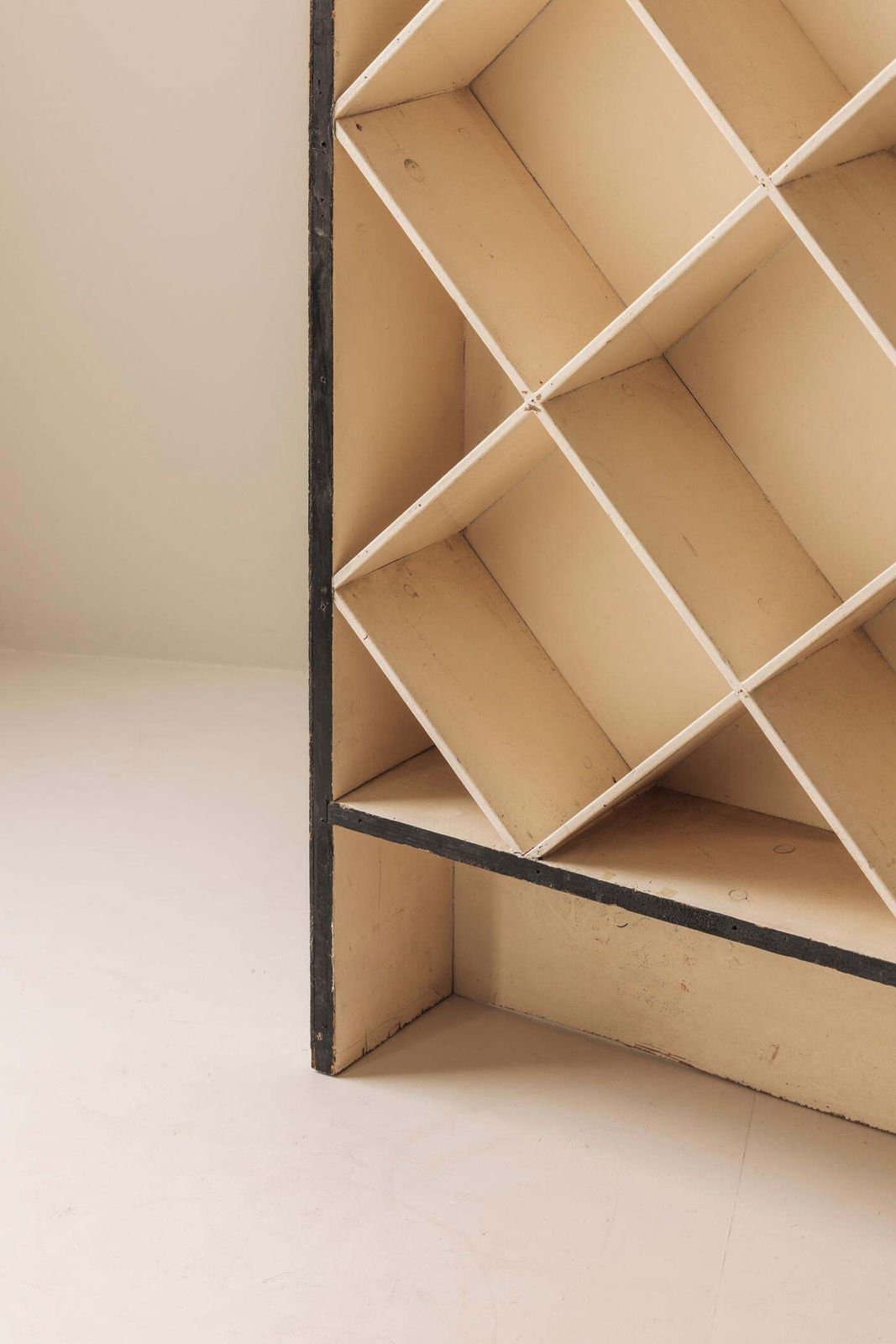 Geometric Open Bookcase, France 1950s. photo buy
