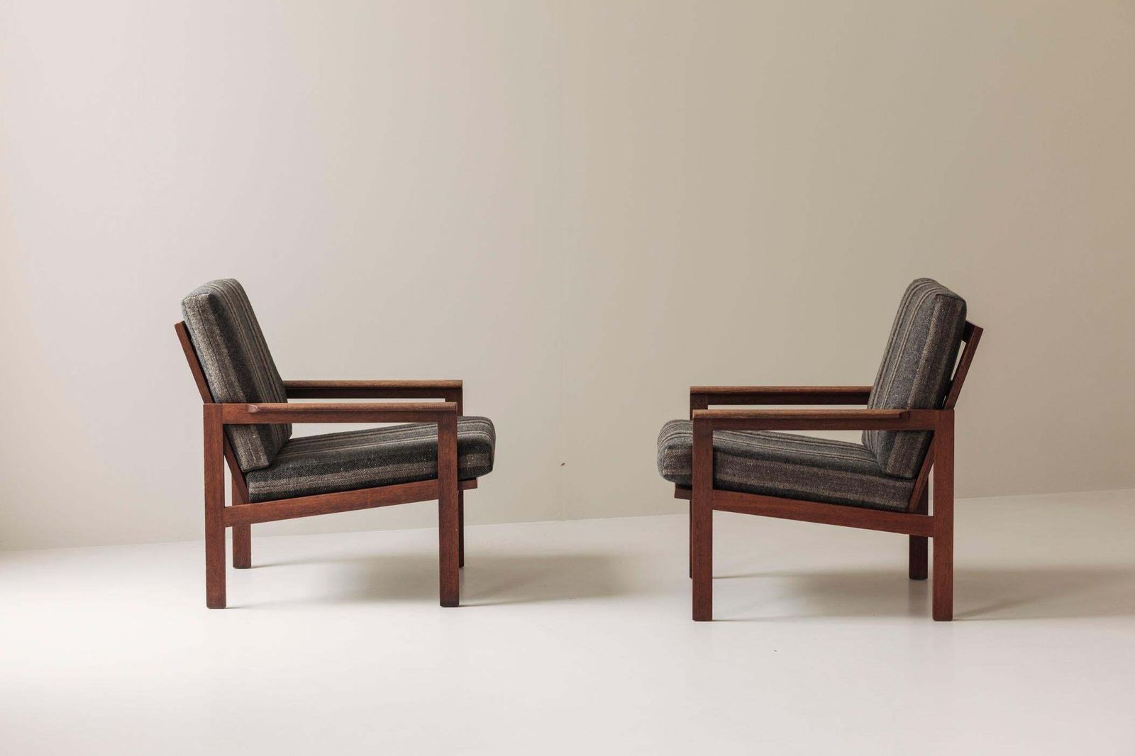 Set Of Two Easy Chairs Designed By Illum Wikkelsø For N. Eilersen, Denmark 1959. photo Furniture