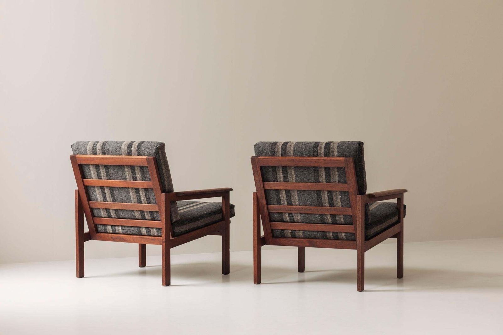 Set Of Two Easy Chairs Designed By Illum Wikkelsø For N. Eilersen, Denmark 1959. photo 3000.0
