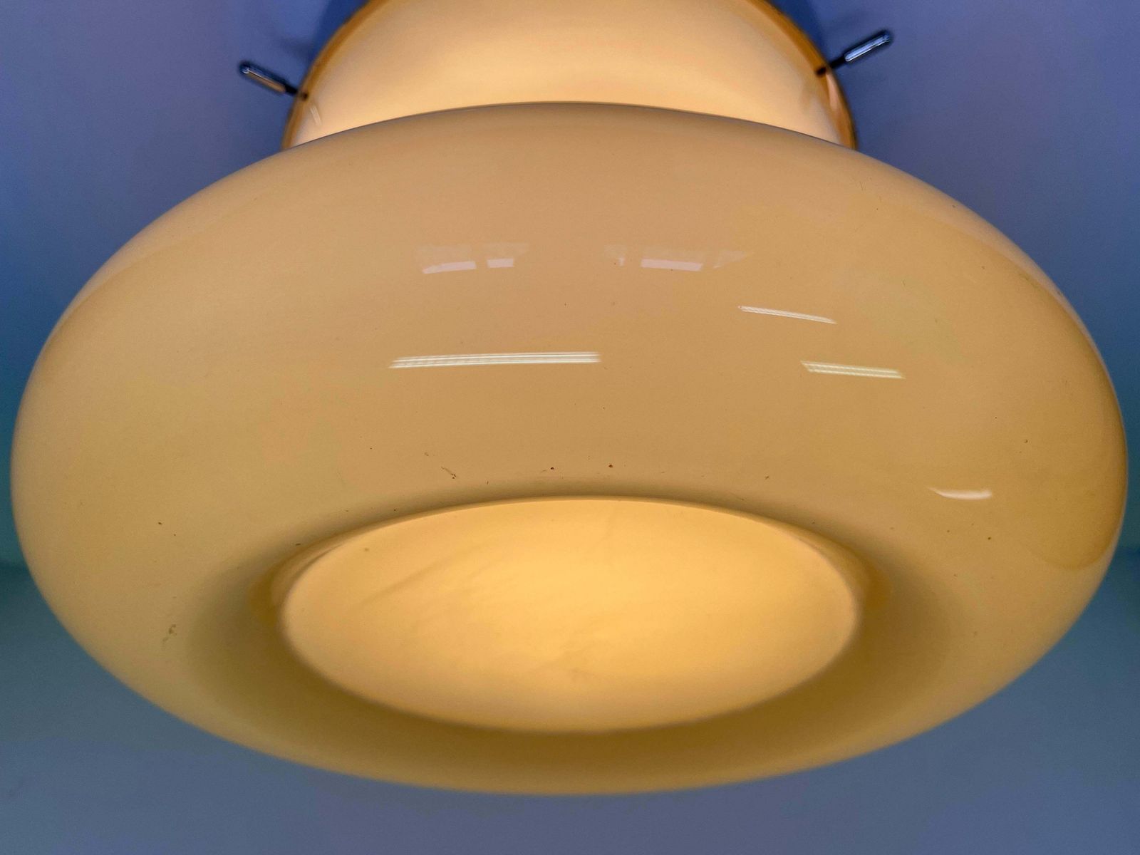 XXL Mid-Century hoteldesign plafondlamp, plafondmontage, jaren 1970 – Tsjecho-Slowakije photo 1101.0