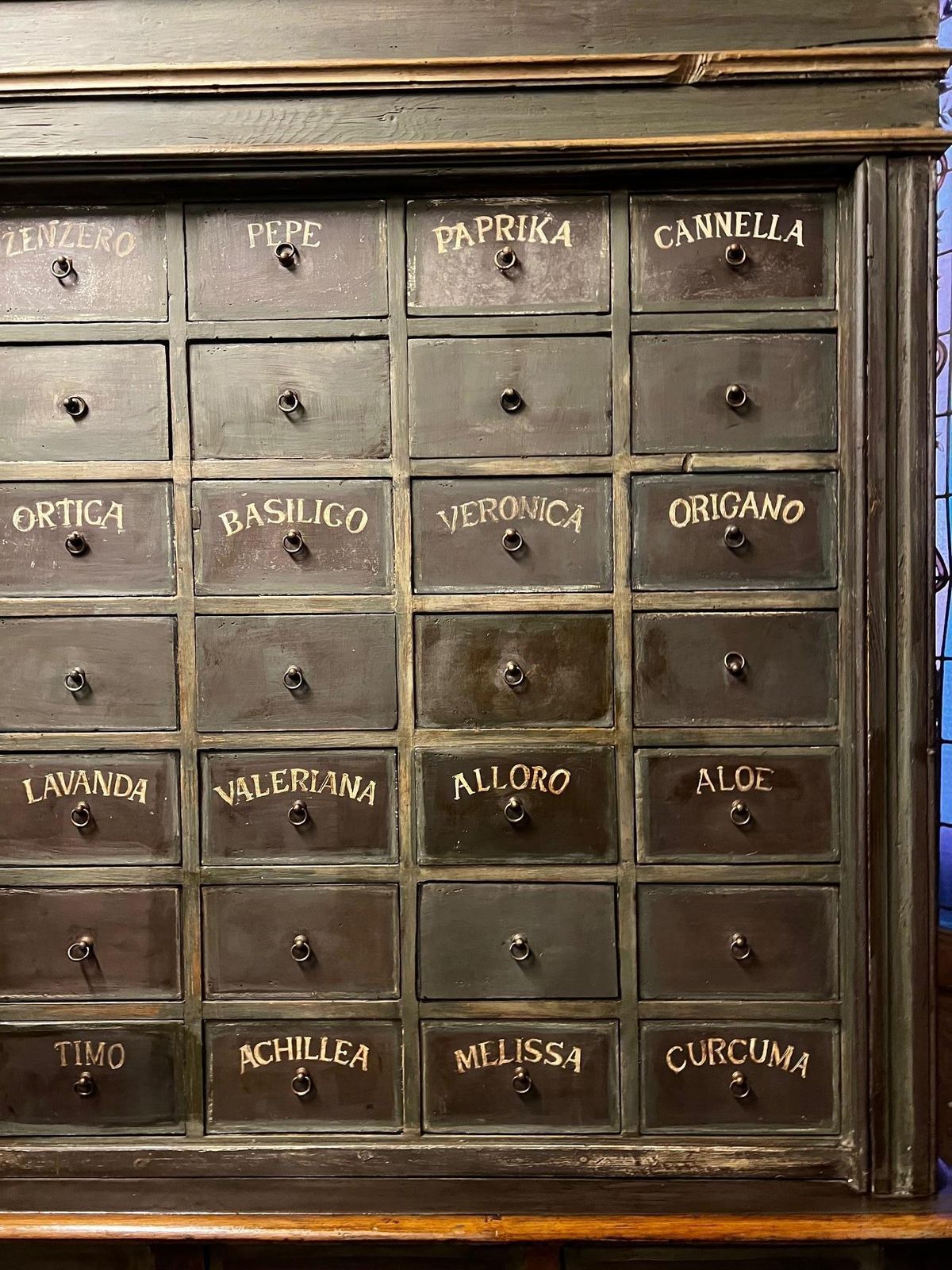 Lacquered Herbal Medicine Cabinet With 46 Drawers, Italy photo 4439.0