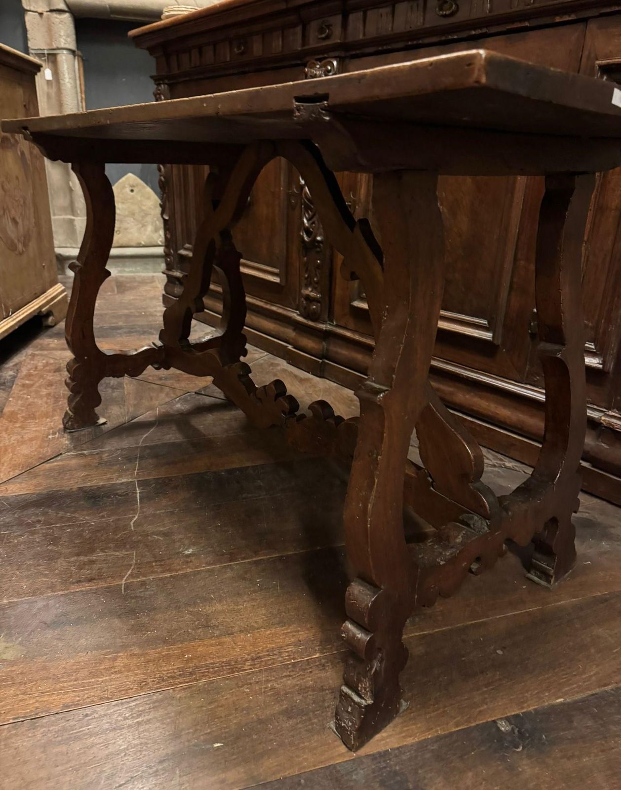 Fratina Made Of Solid Walnut Wood, Italy photo for sale