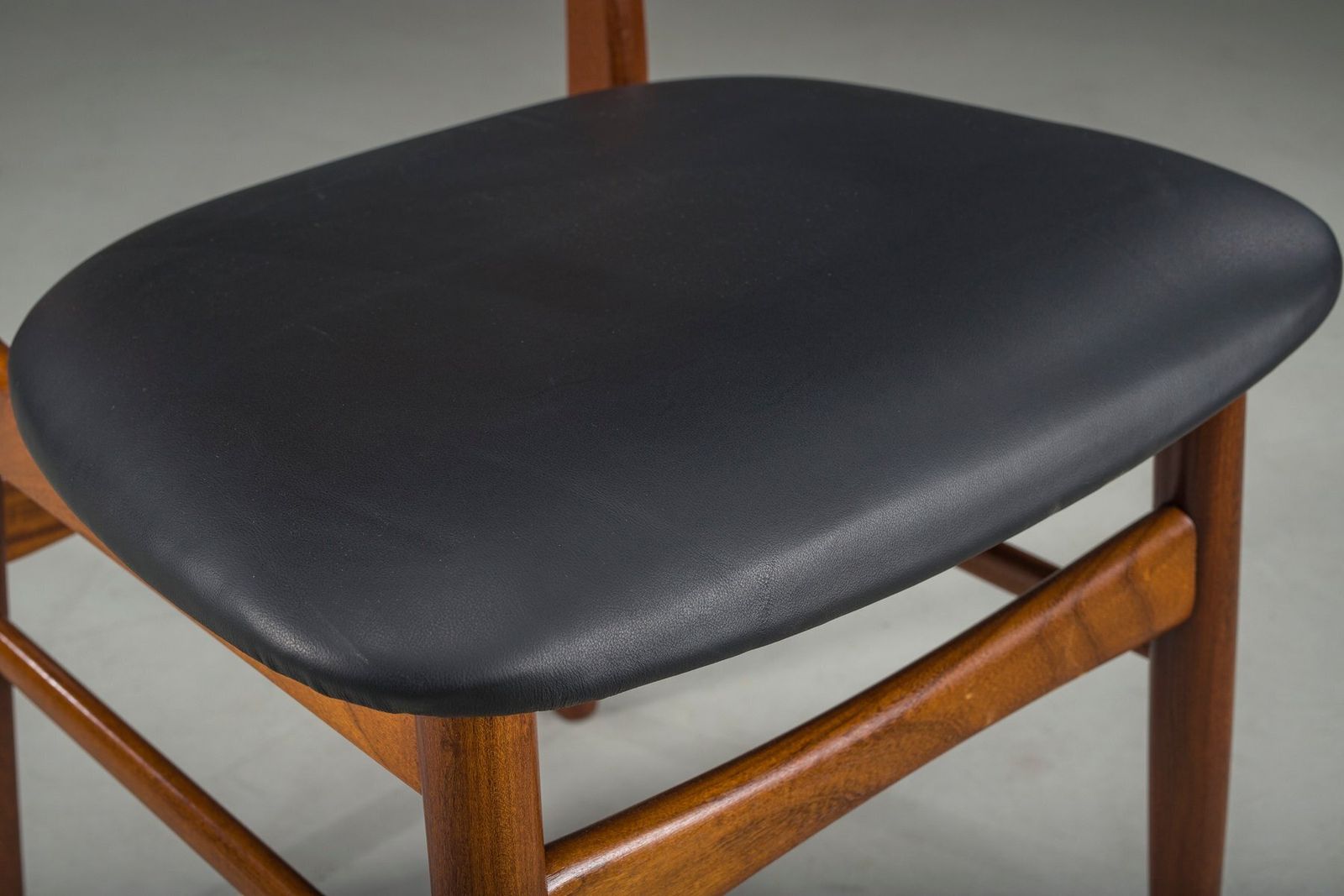 Mid Century Danish Dining Chair With Leather Upholstery From Farstrup, 1960s photo Furniture