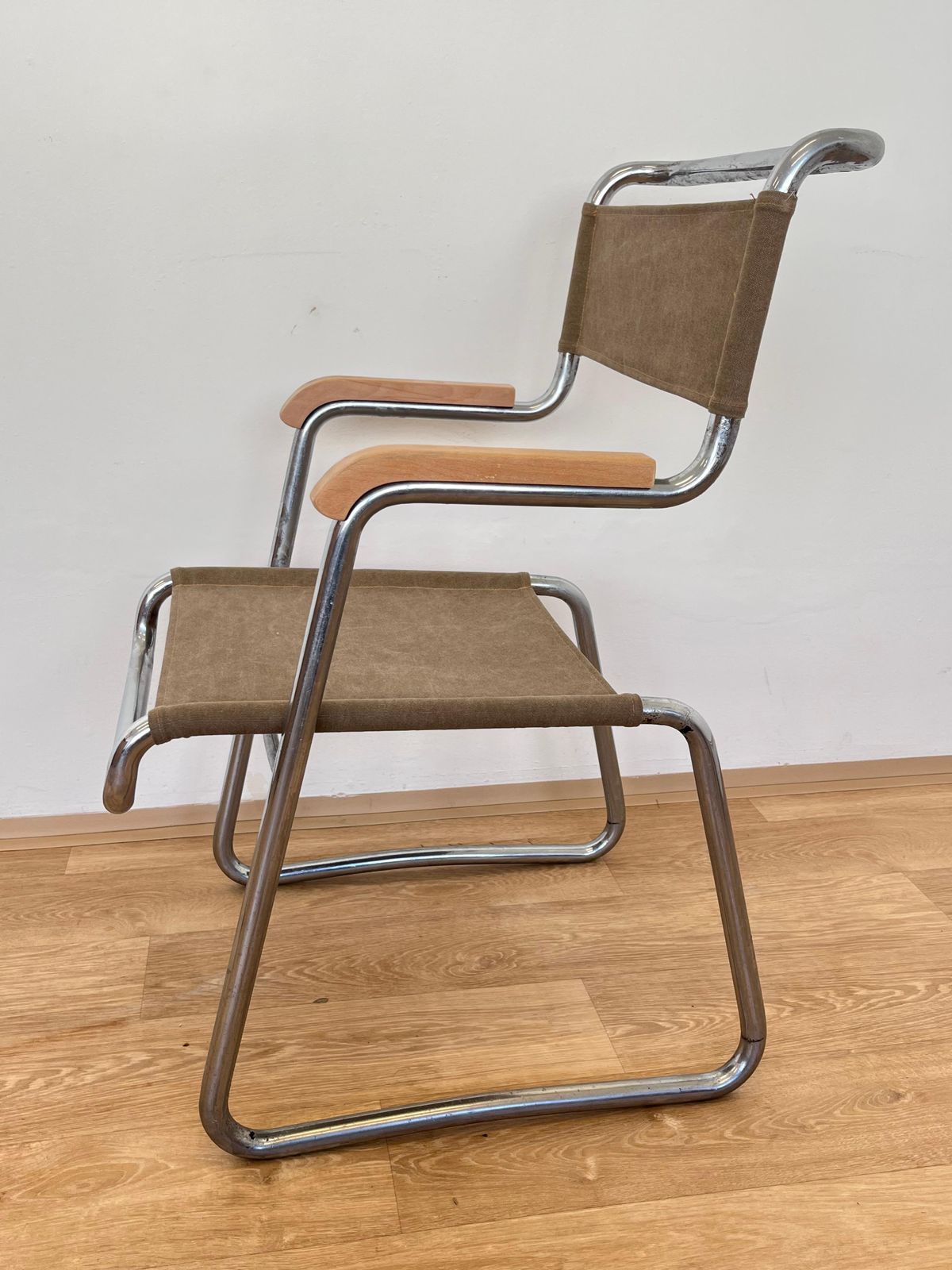 Karel Ort Chrome Bauhaus Chair By Hynek Gottwald   1930 photo for sale
