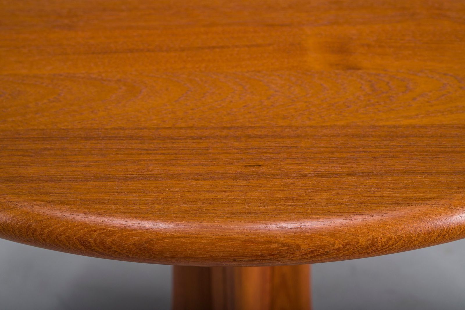 Vintage Scandinavian Danish Teak Round Side Table By Axelsen, 2003 photo for sale
