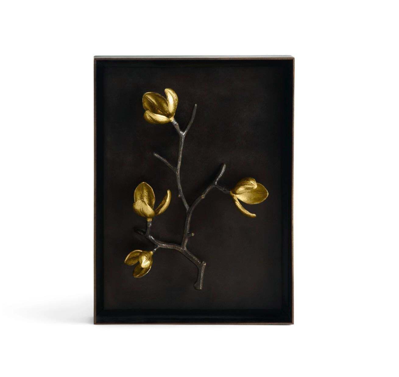 Pair Of Wild Pod Shadow Boxes In Brass And Aluminum, Limited Edition photo furniture