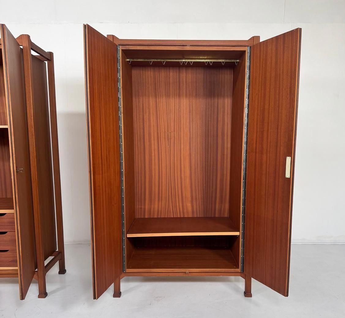 Mid Century Pair Of Wardrobes, Italy, 1960s photo furniture
