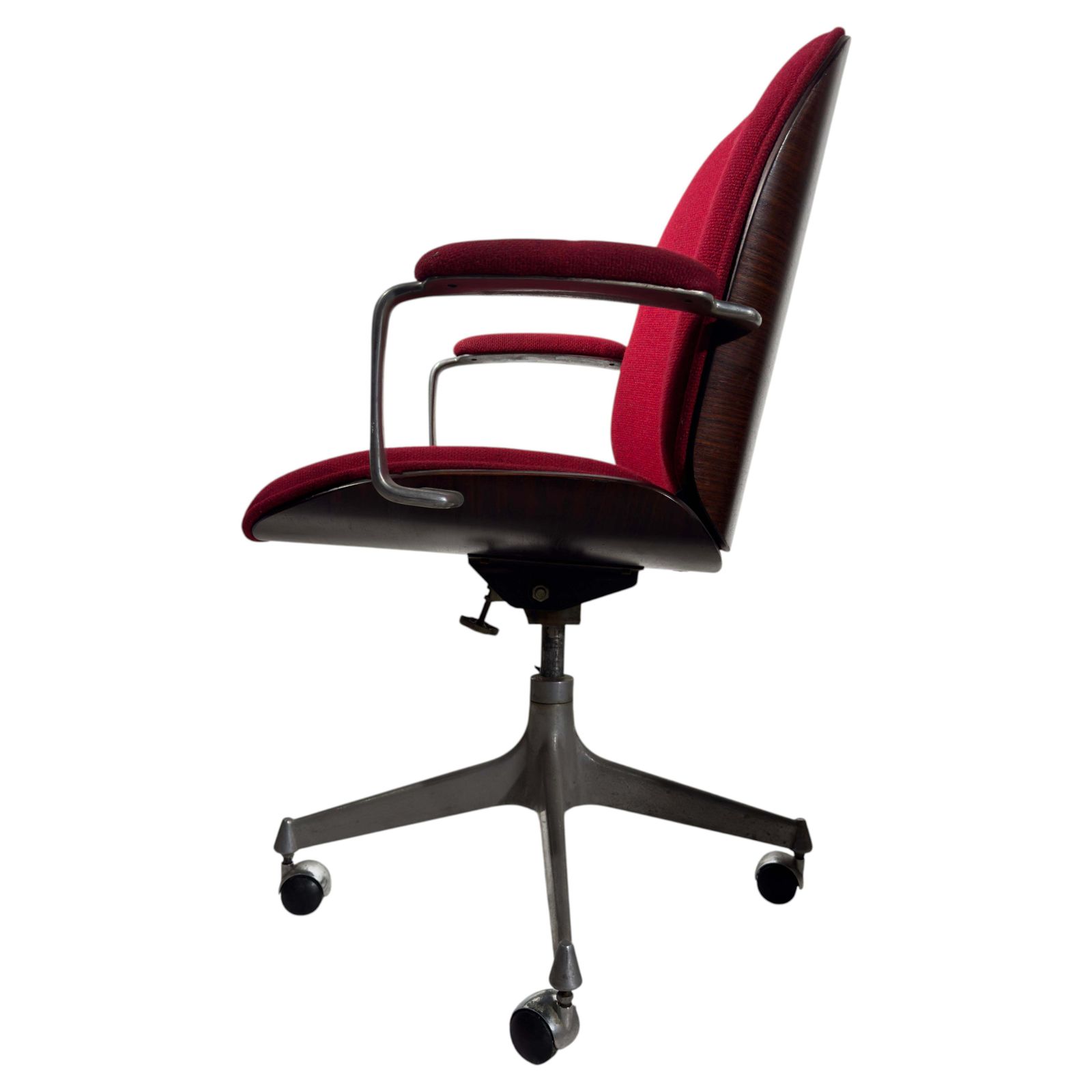 Ico Parisi President Desk Chair For Mim Roma, Italy, 1964, Midcentury Modern photo for sale
