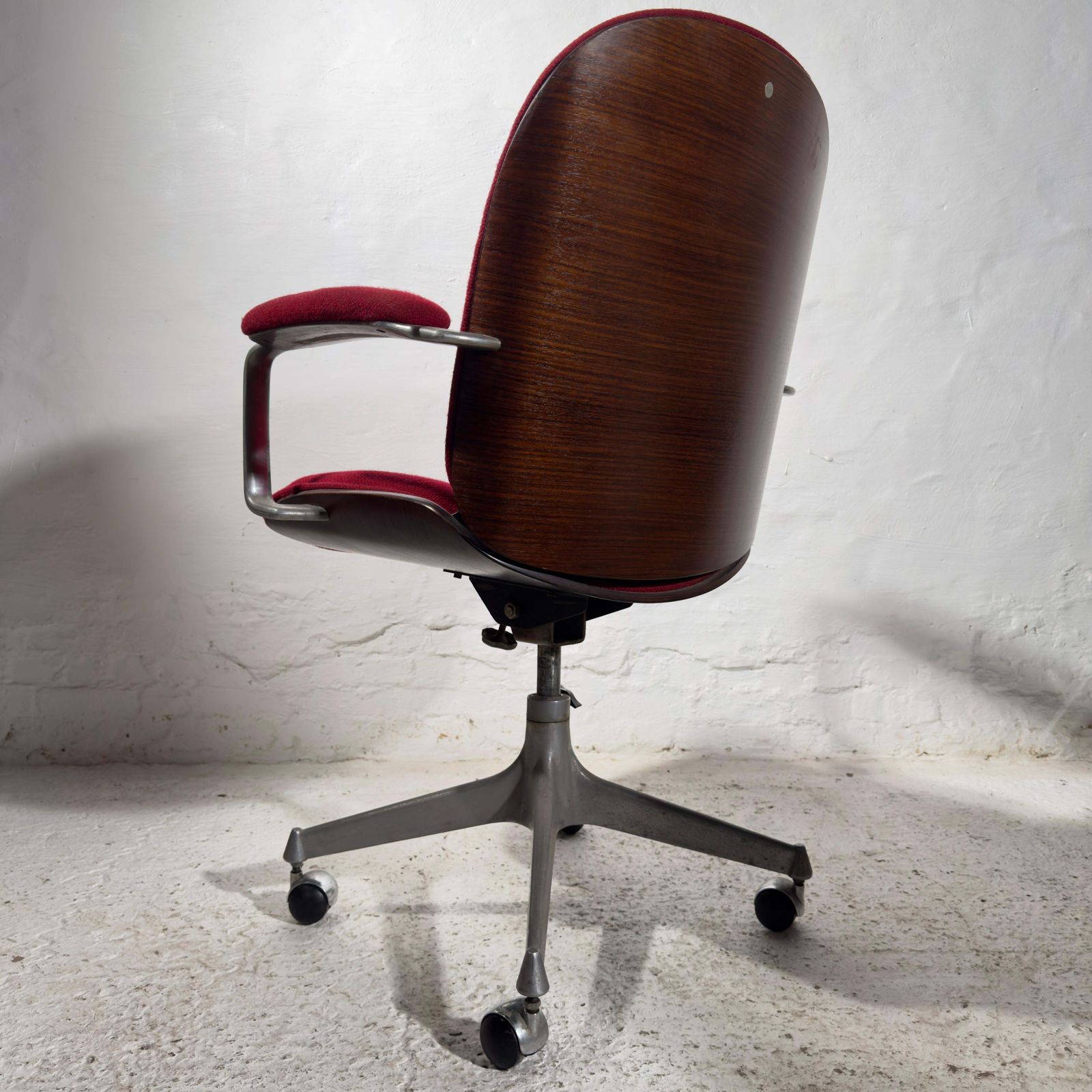 Set Of Two Mim Armchairs, Desk, Office Chairs Designed By Ico Parisi, 1963 photo Furniture
