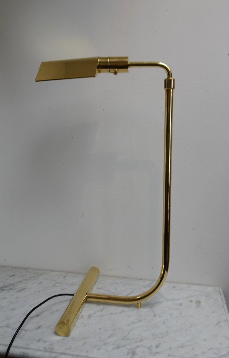 Adjustable Brass Reading Lamp Attributed To Christian Liaigre, France, 1970s photo furniture