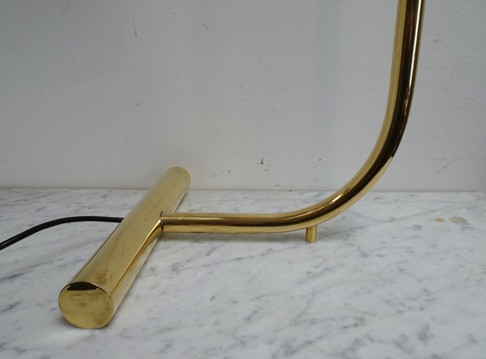 photo furniture Adjustable Brass Reading Lamp Attributed To Christian Liaigre, France, 1970s