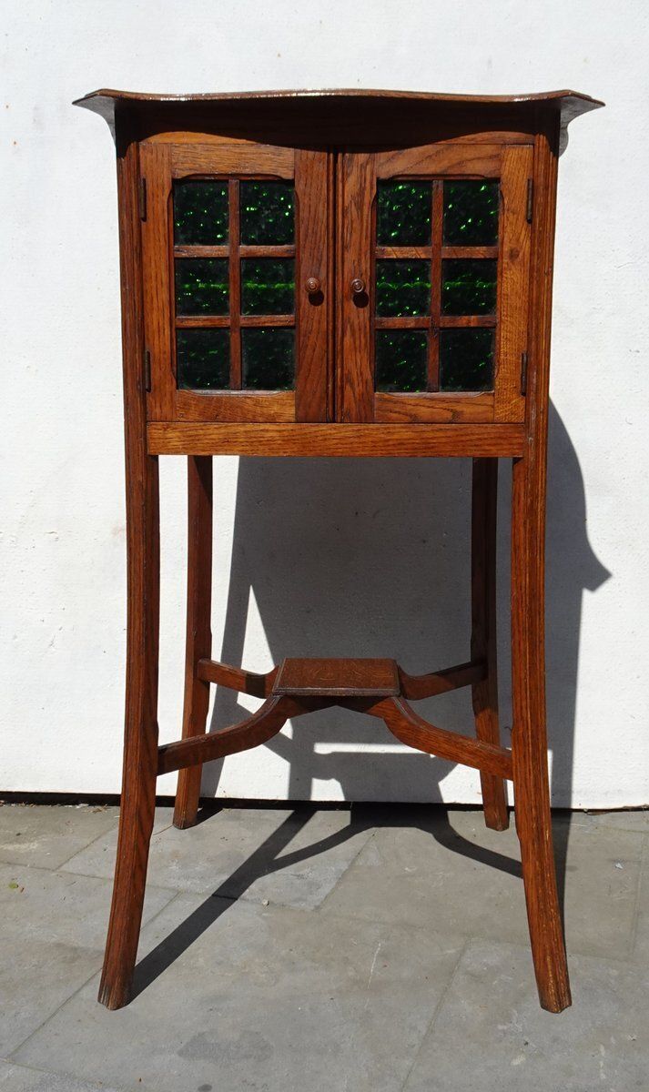 Art Nouveau Arts And Crafts Display Cabinet, 1890s photo buy