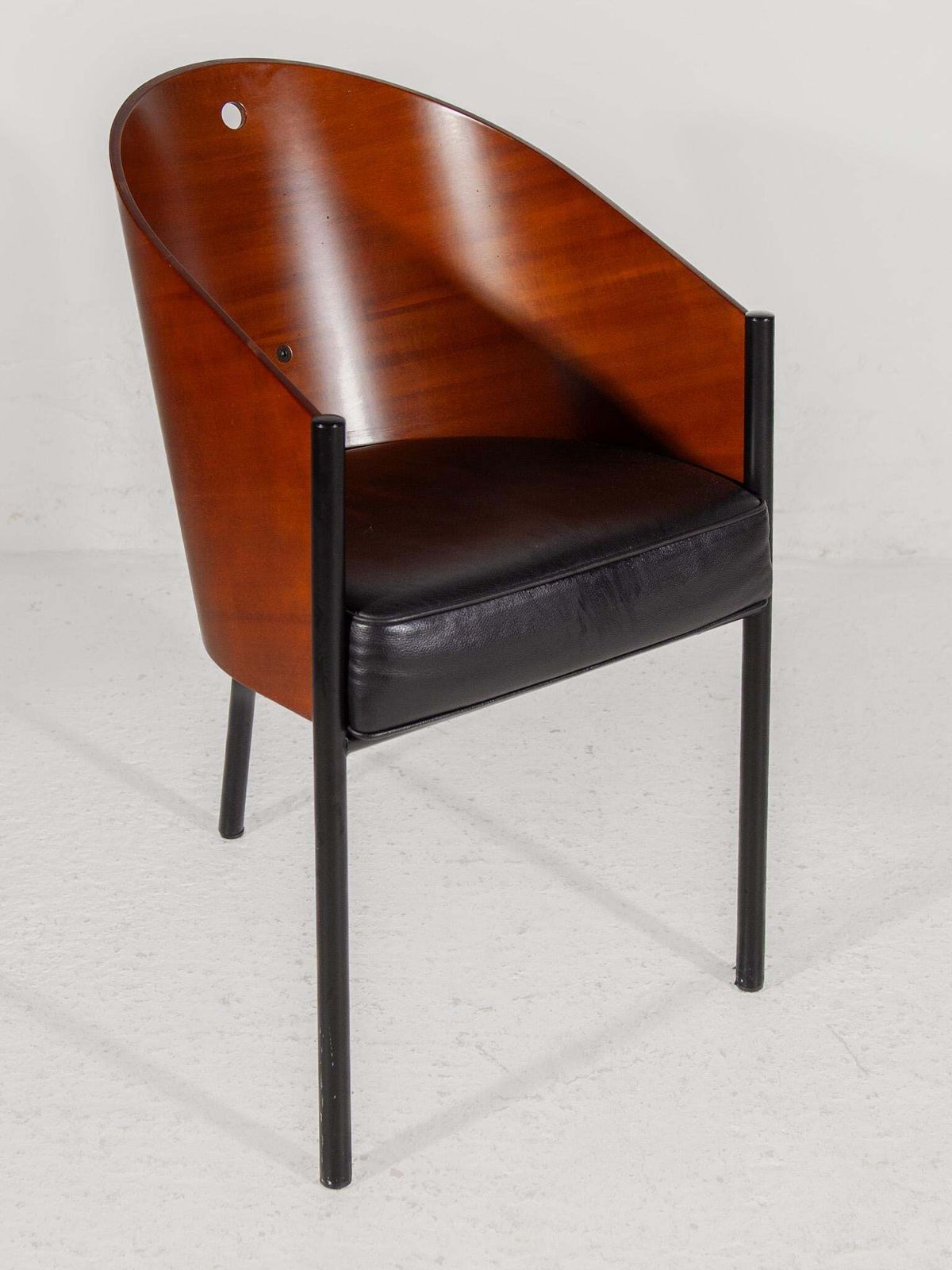 photo buy Set Of Six Philippe Starck Dining, Office Chairs, Model Costes, 1984 Midcentury