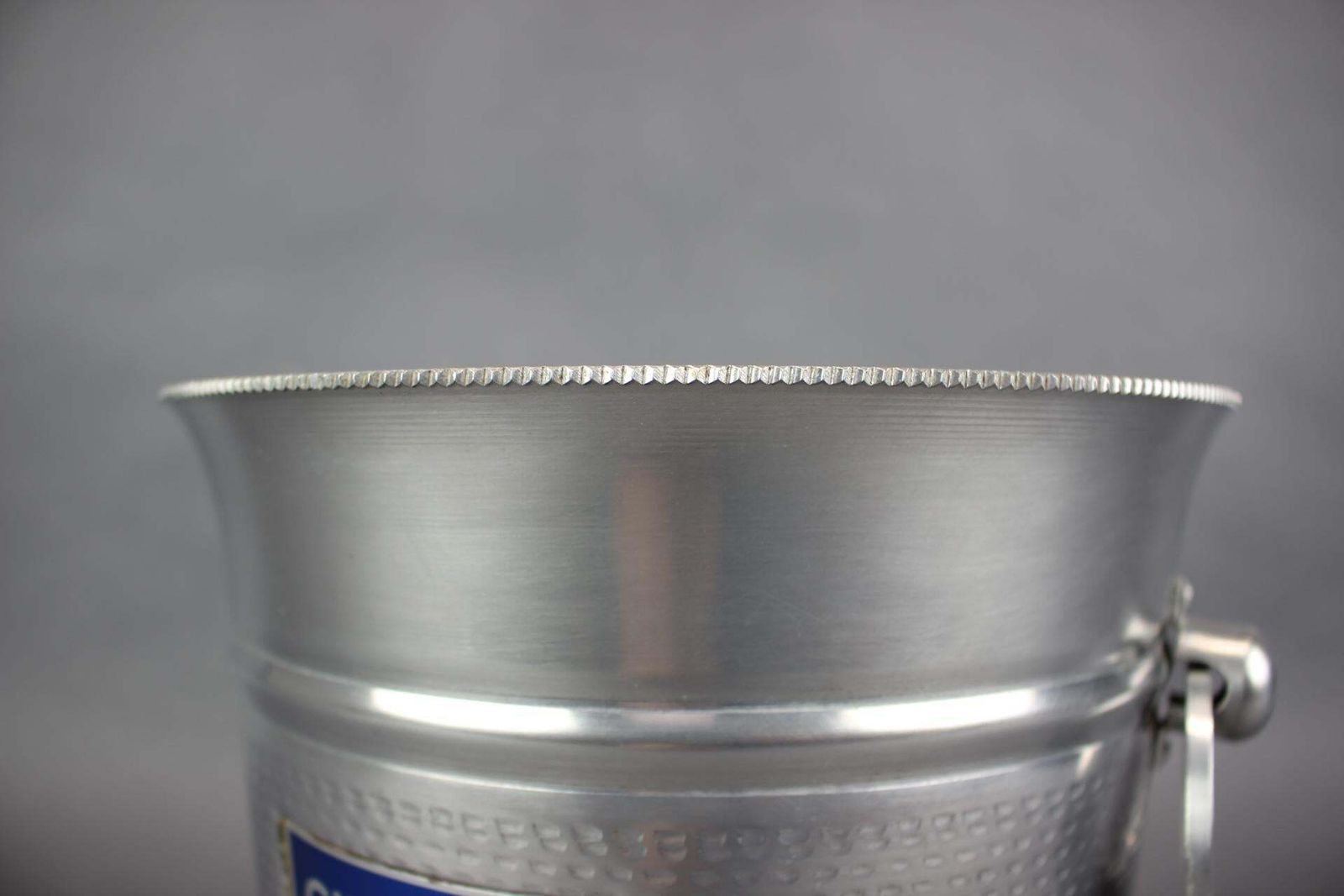 1970s Italian Cinzano Ice Bucket In Aluminum photo vinterior
