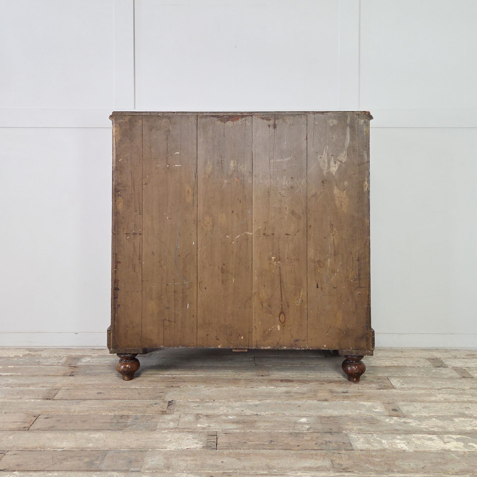 Furniture Large Victorian Pine Chest Of Drawers photo